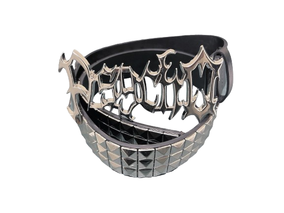 STUDDED METAL BELT image 0